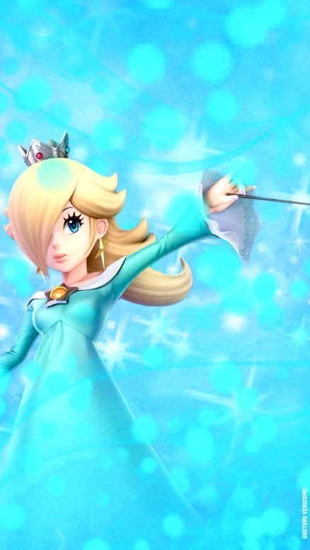 blue princess on mario